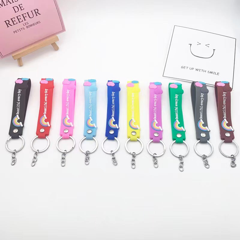 Keychain Straps Pvc key Accessory