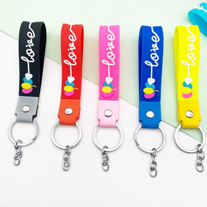 Keychain Straps Pvc key Accessory