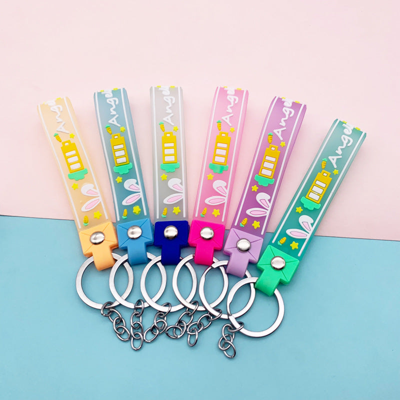 Keychain Straps Pvc key Accessory