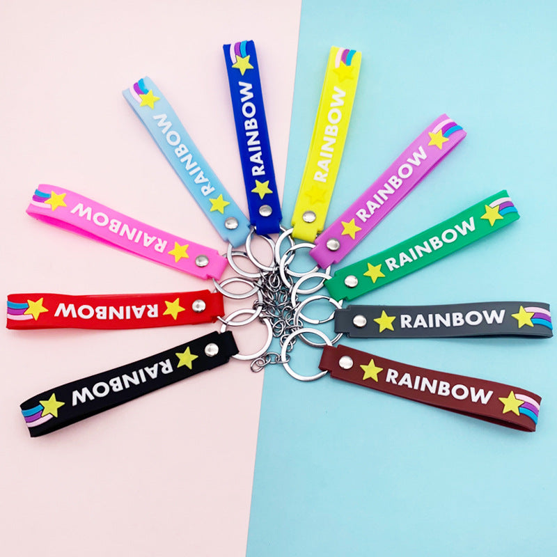 Keychain Straps Pvc key Accessory