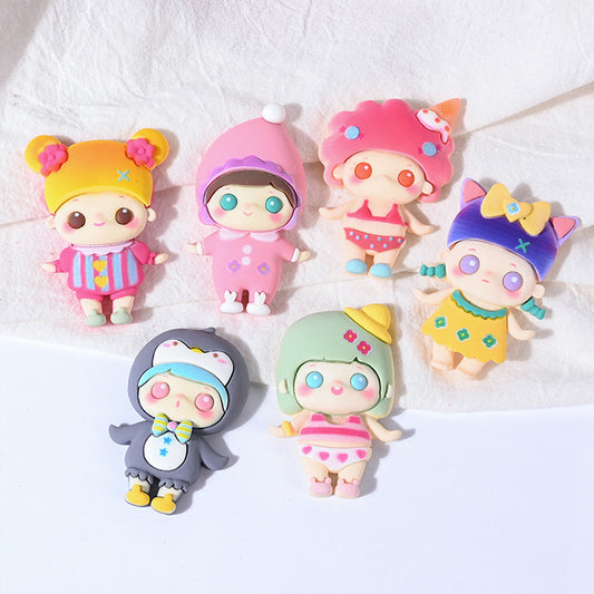 Large cartoon doll diy doll accessories for phone case