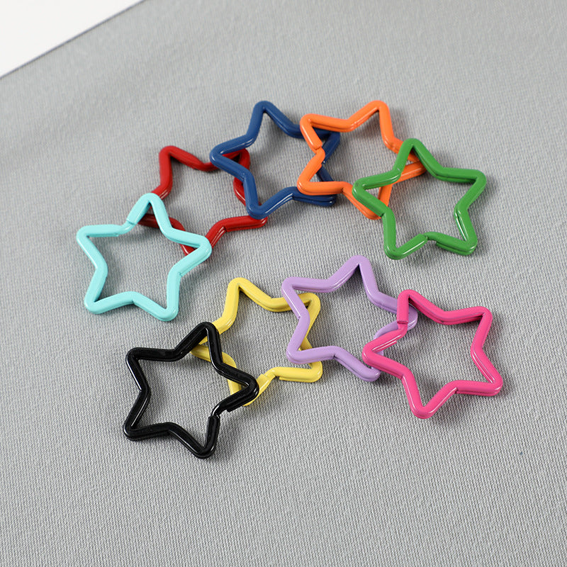 Five-Pointed Star Keychain Accessories