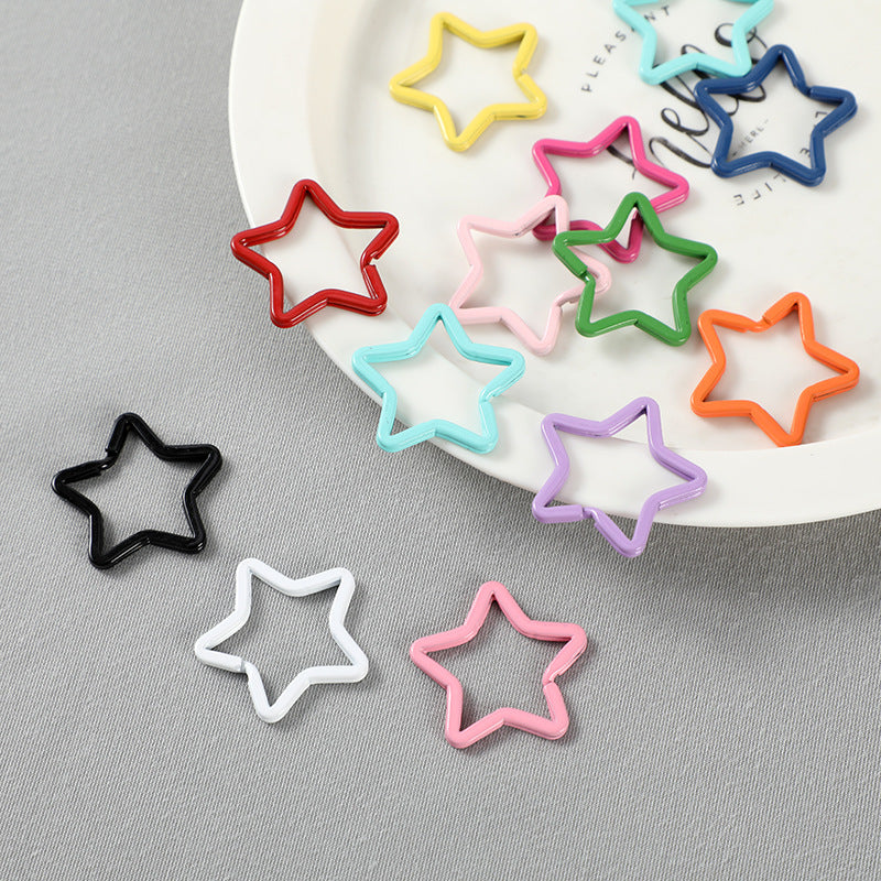 Five-Pointed Star Keychain Accessories